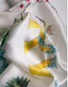 Blue logo scarf 