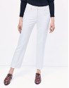 Off white crepe pants