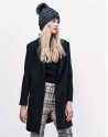Black short coat