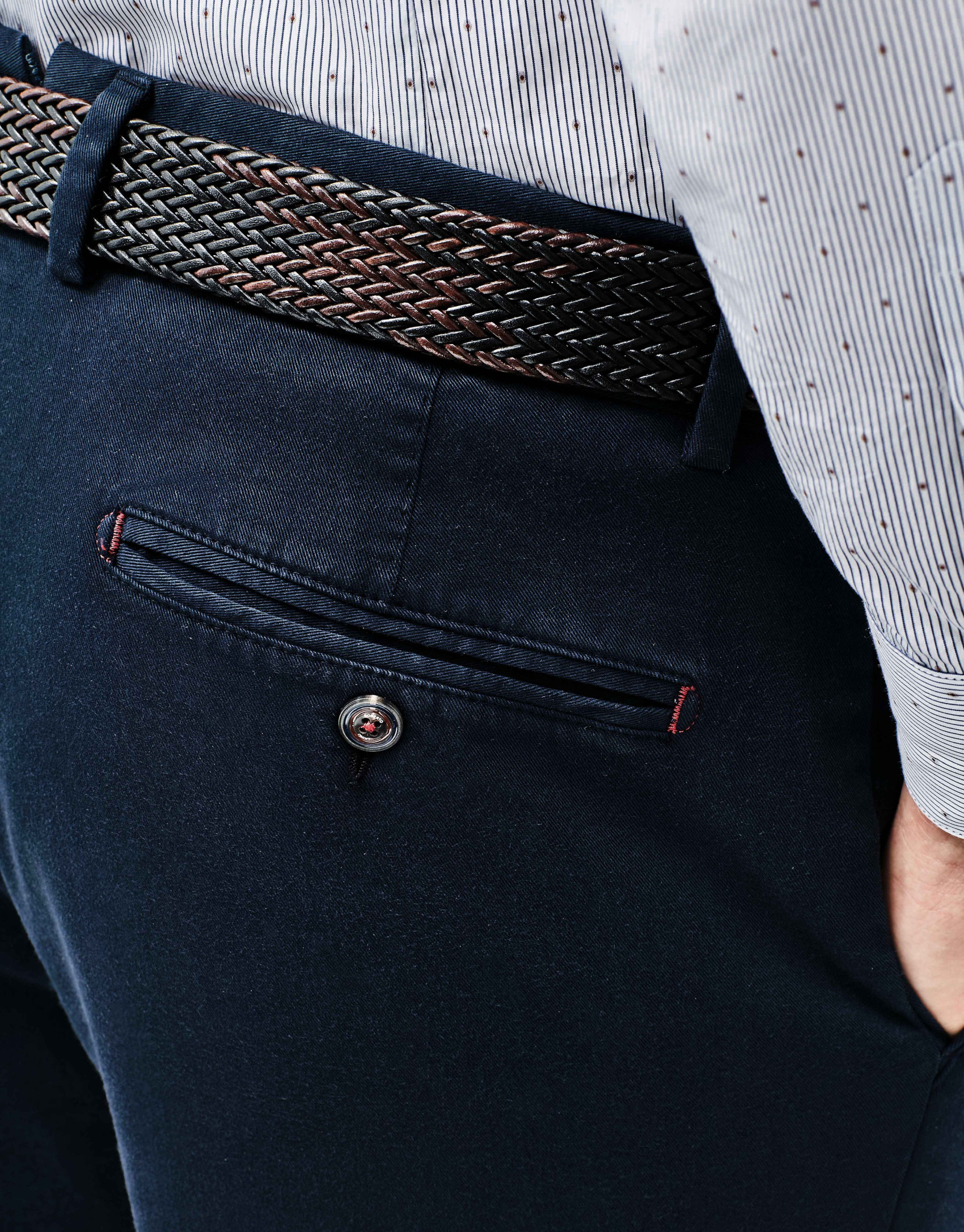 Pantalón chino marino