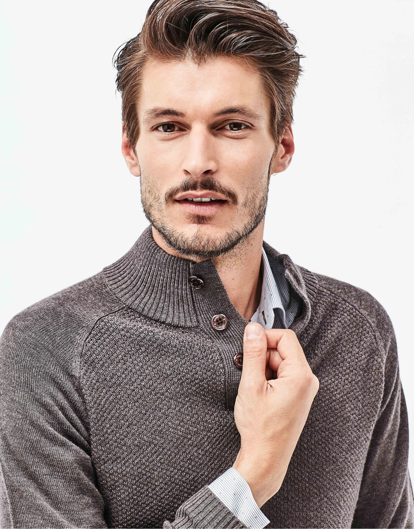 Brown wool sweater