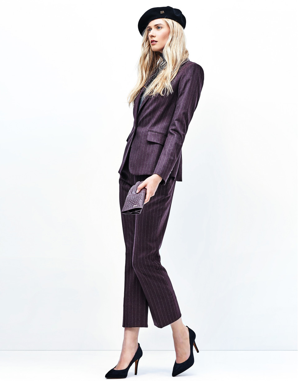 Pinstriped blazer