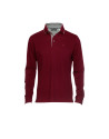 Polo jersey burdeos