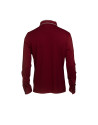 Polo jersey burdeos