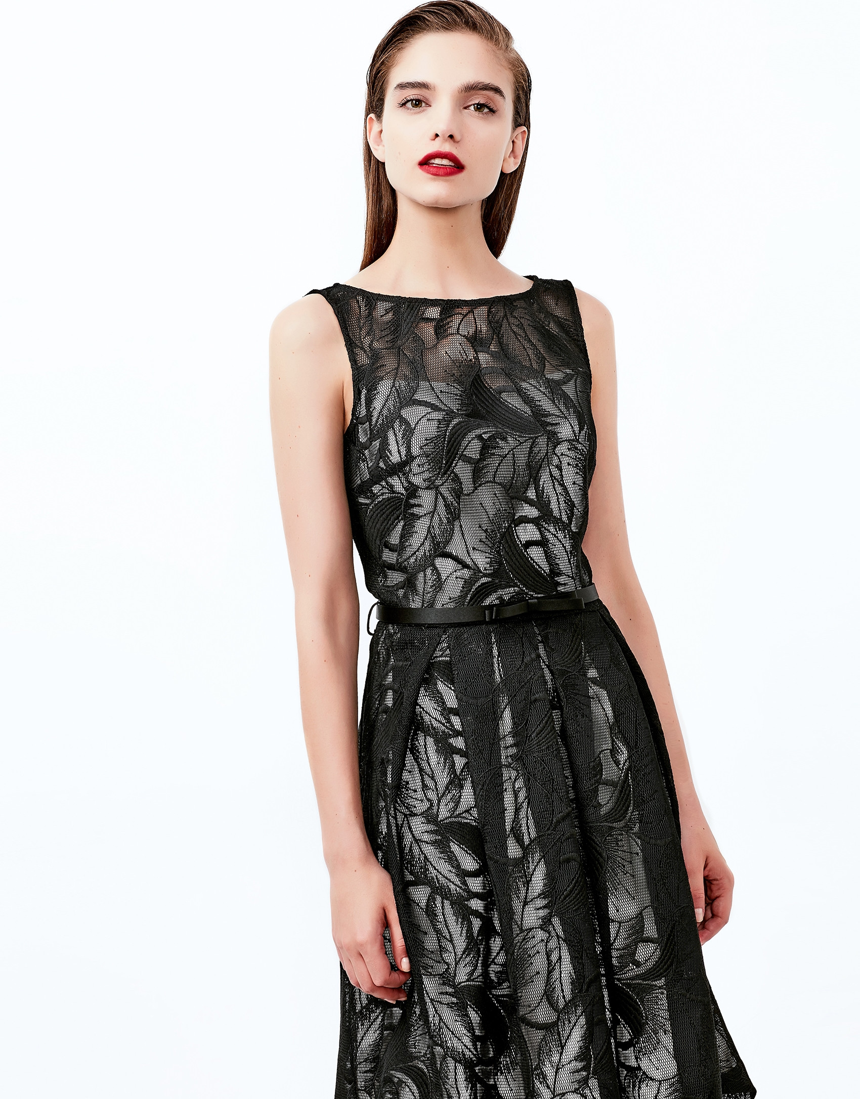 Vestido encaje negro