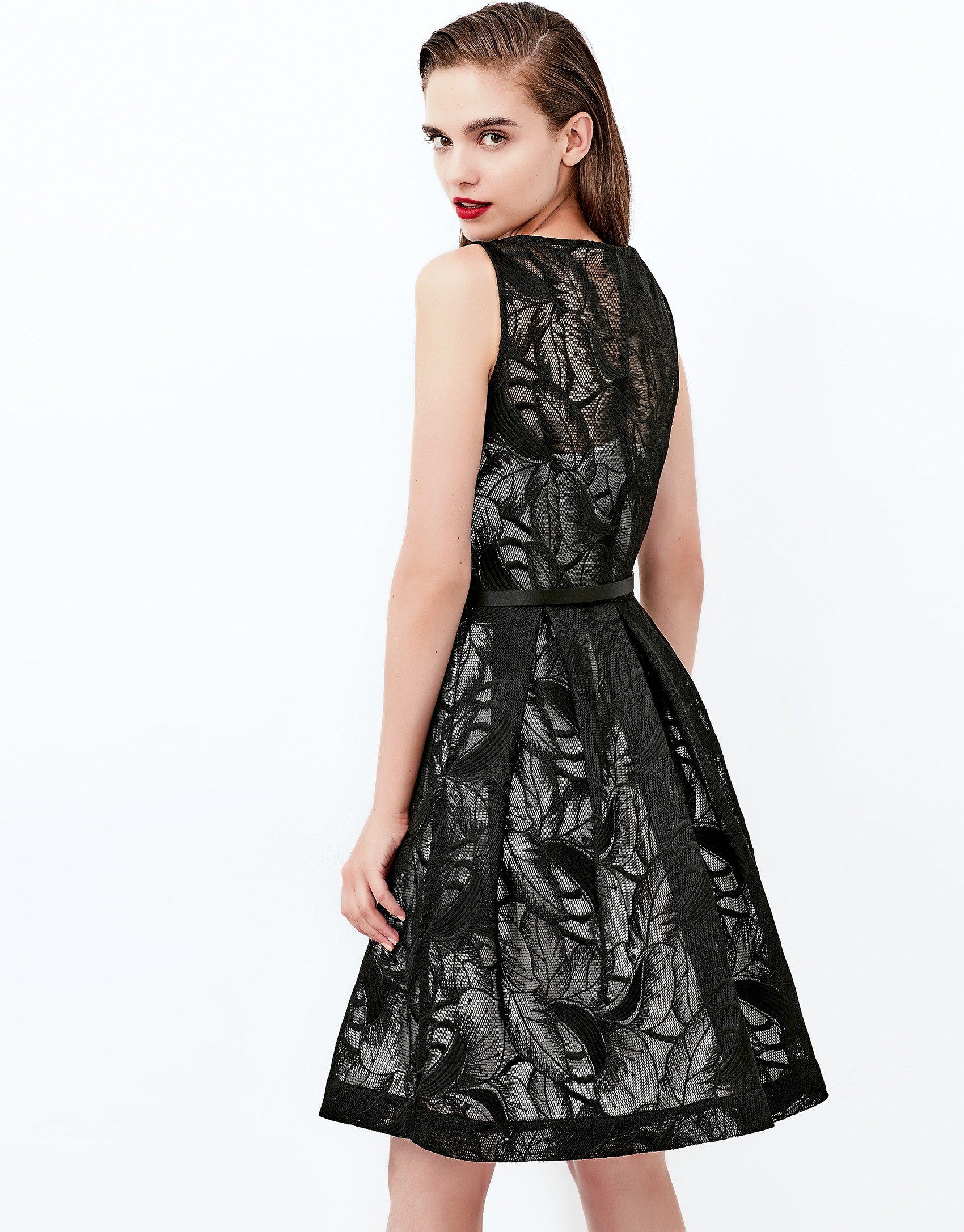 Vestido encaje negro