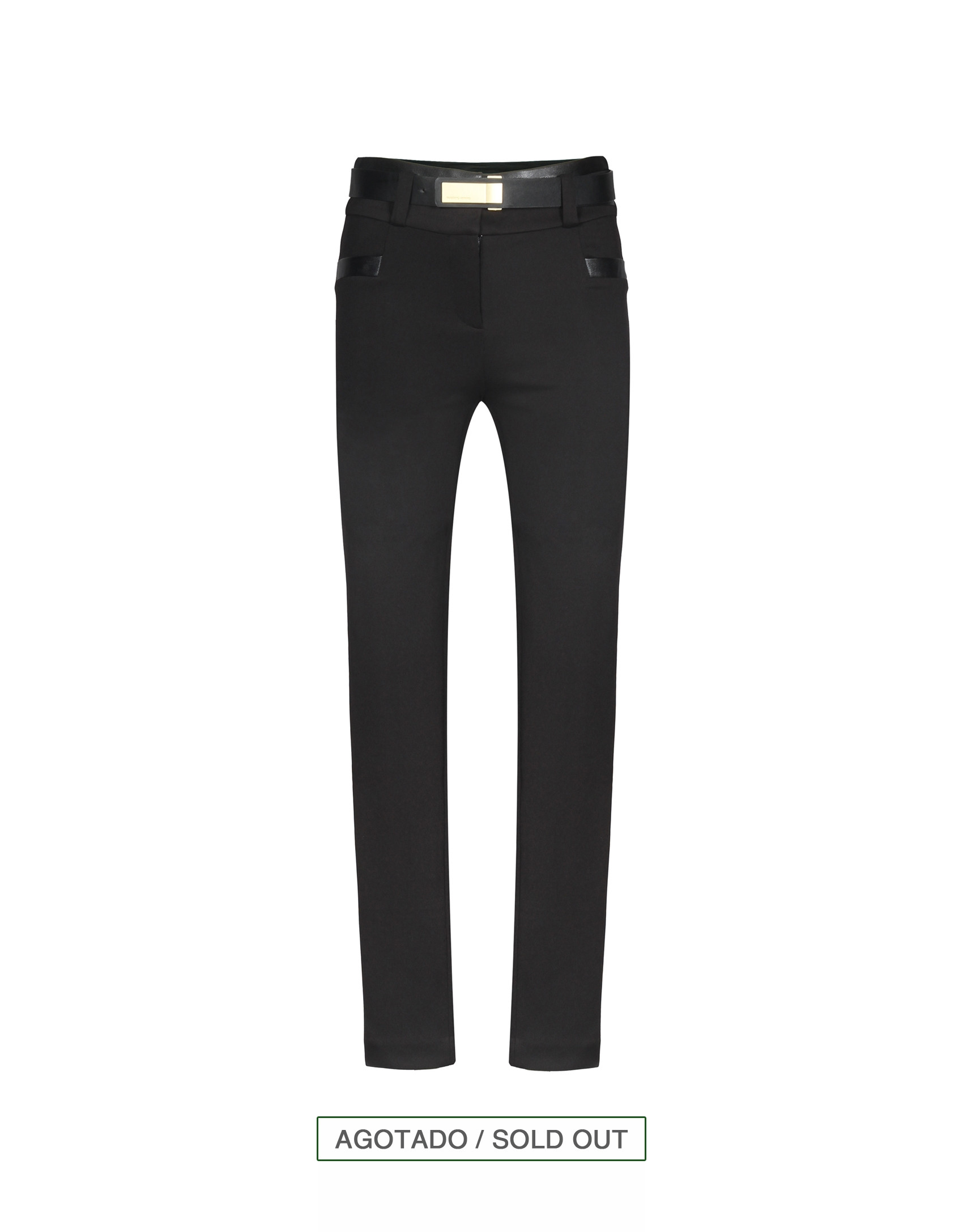 Black knit pants