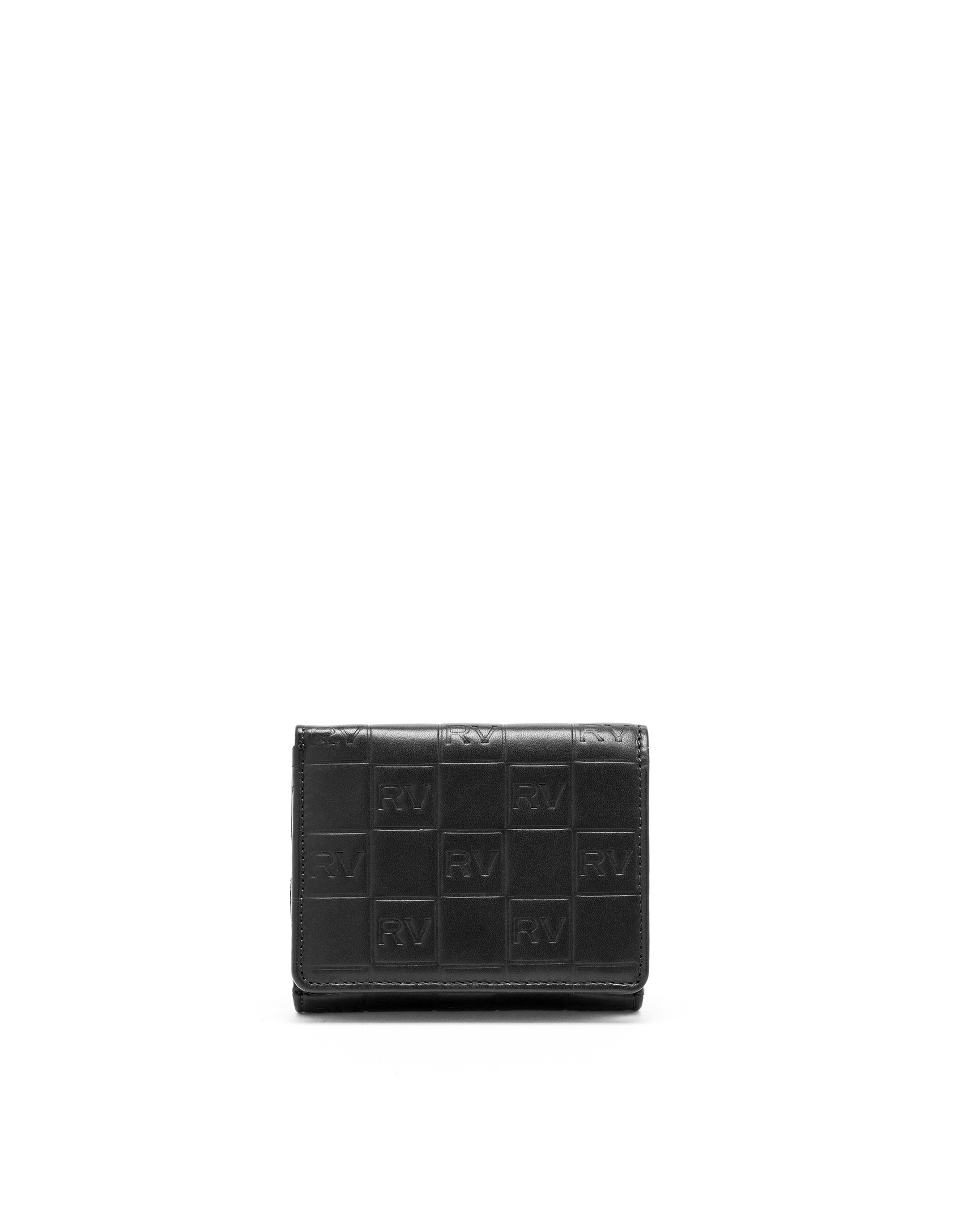 Cartera pequeña piel negra tatoo