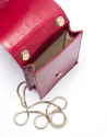 Red leather Eme mini shoulder bag