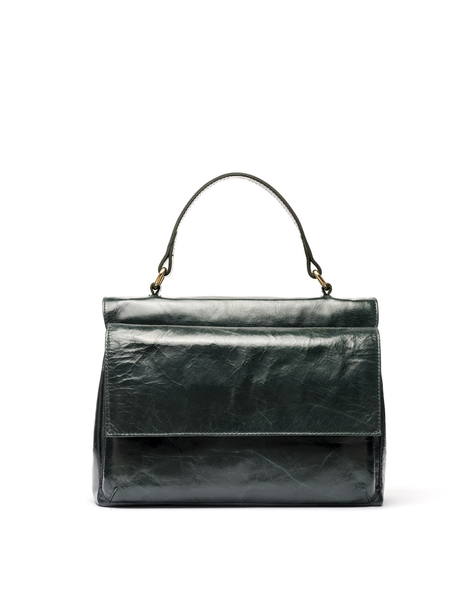 Bolso doctor bag piel verde Noor