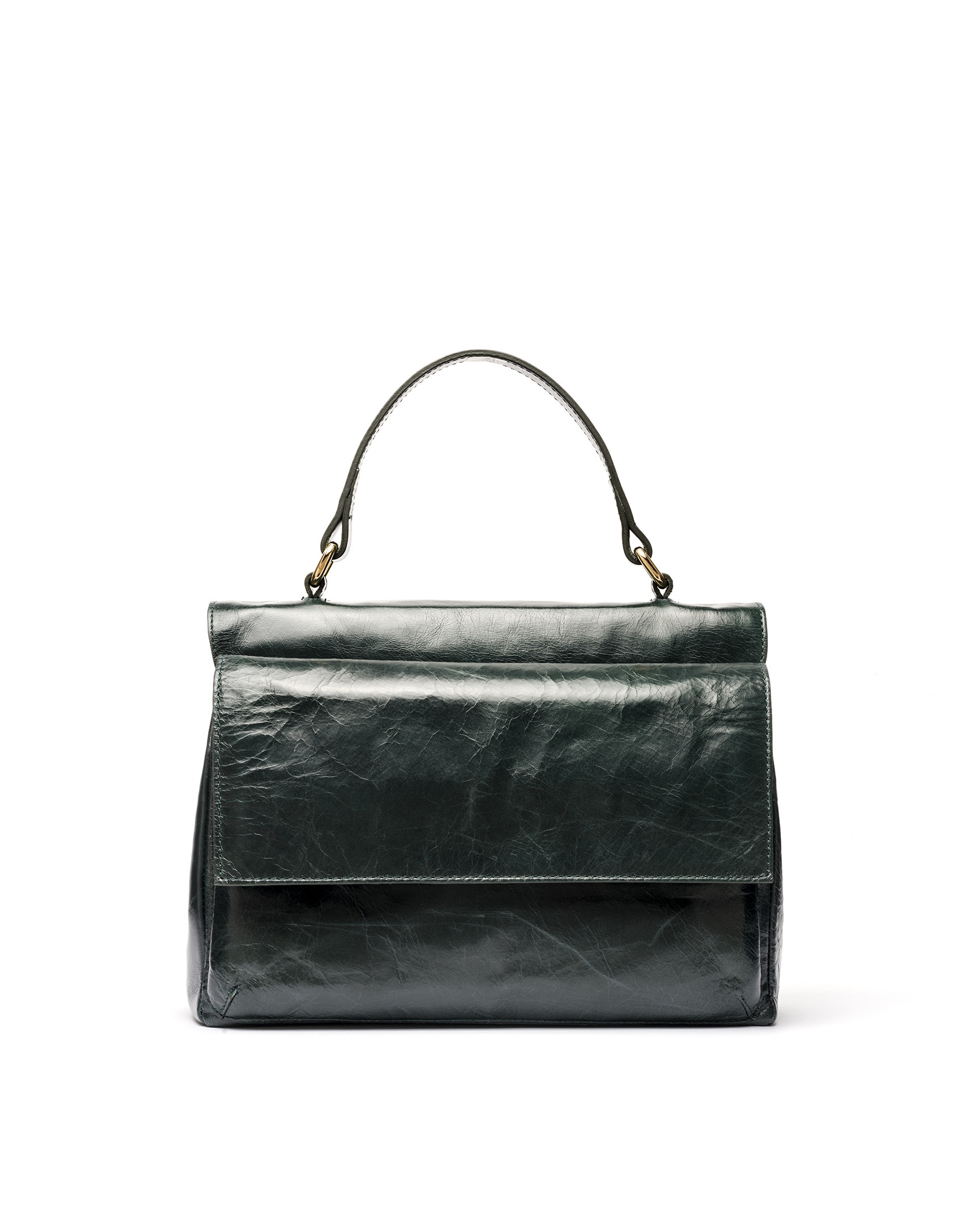 Bolso doctor bag piel verde Noor