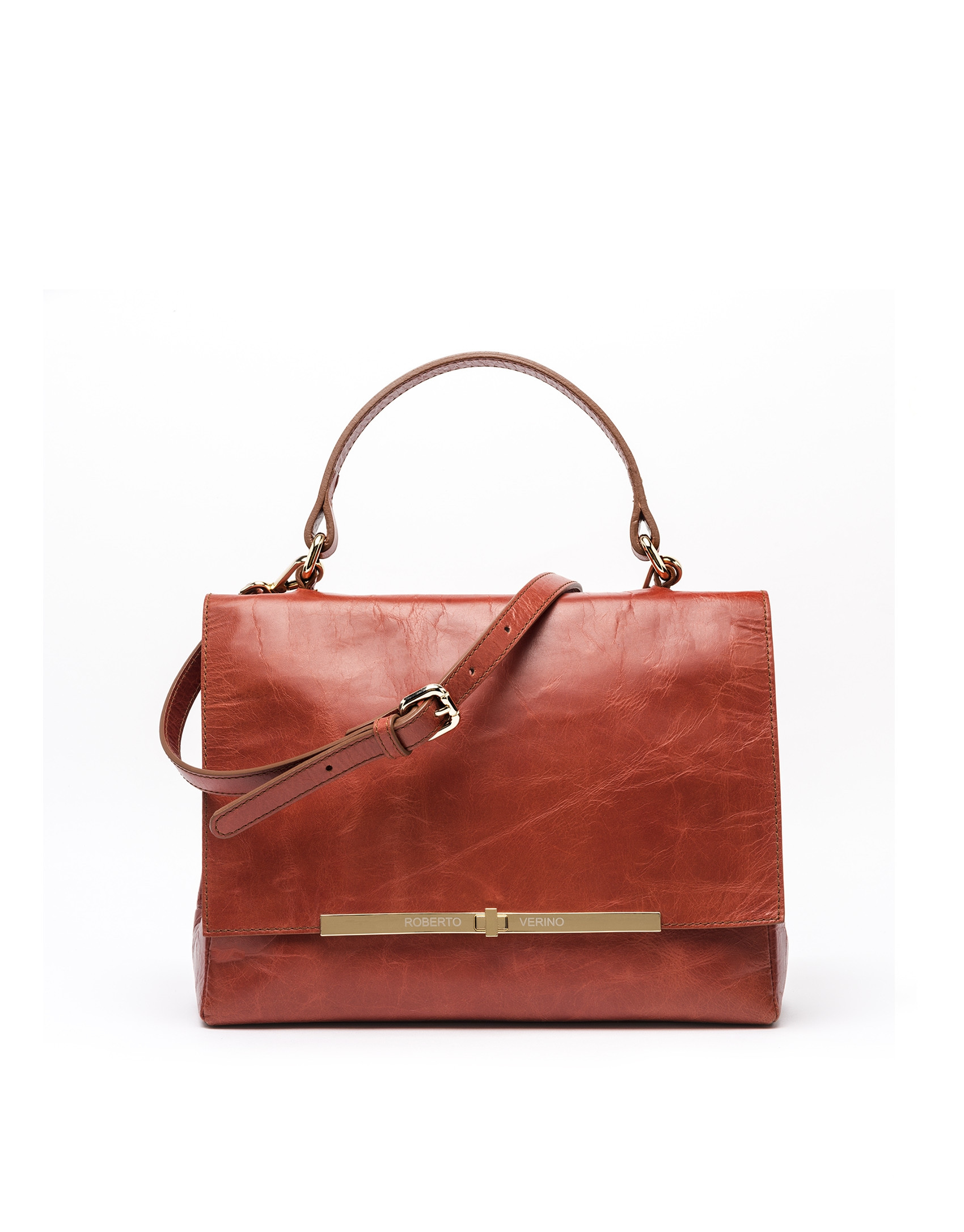 Terra cotta leather Noor doctor's bag 