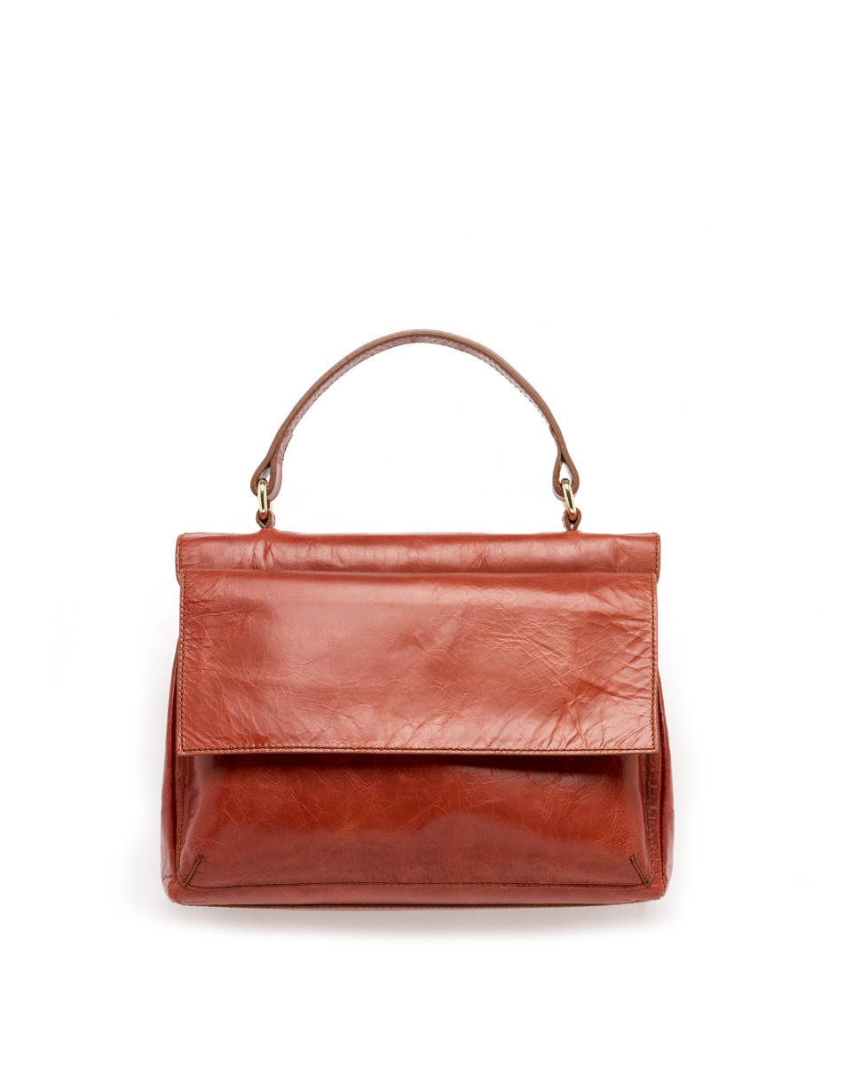Terra cotta leather Noor doctor's bag 