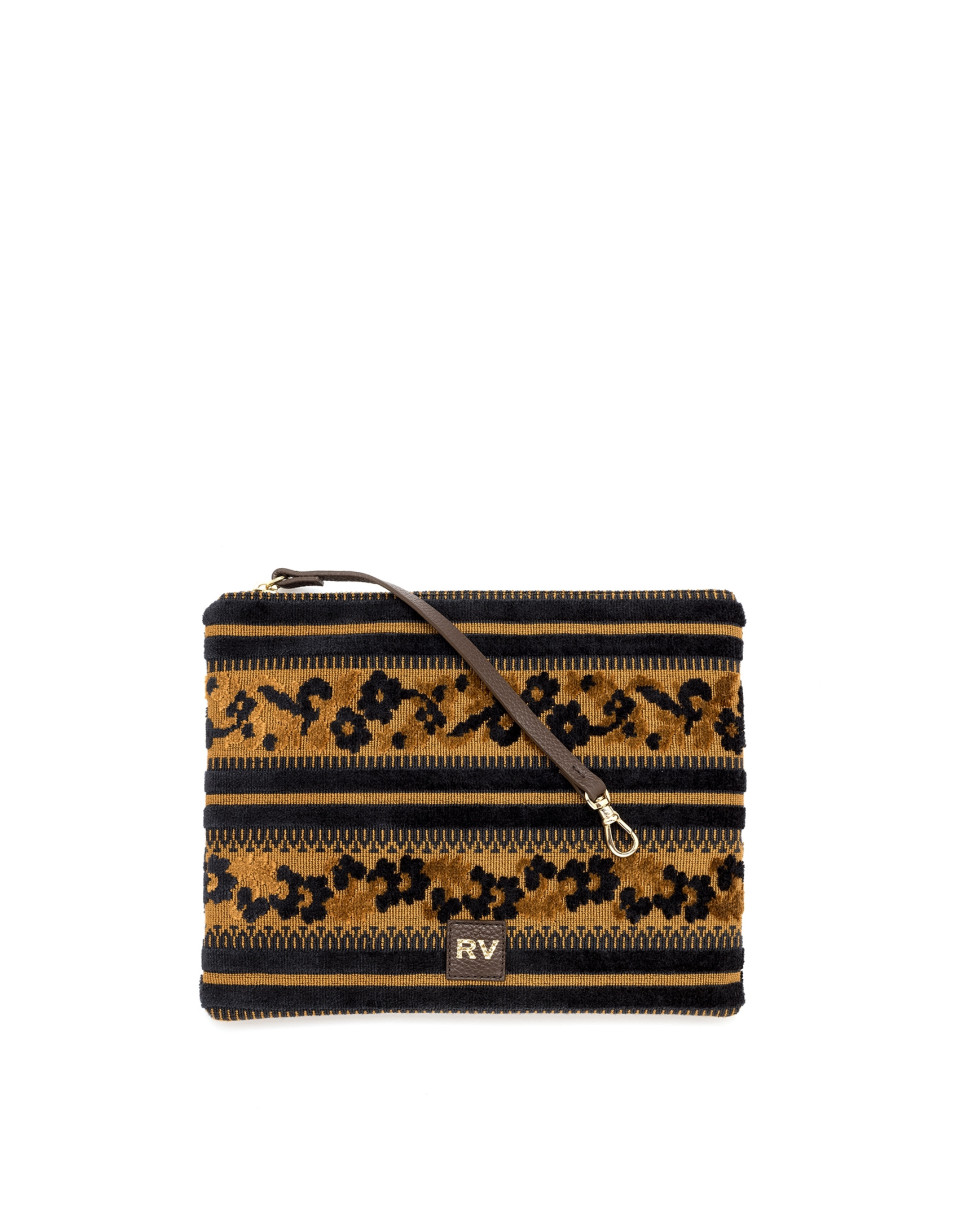 Bolso clutch tejido jacquard Uve
