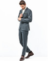 Gray flannel pants