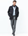 Chaquetón paño azul