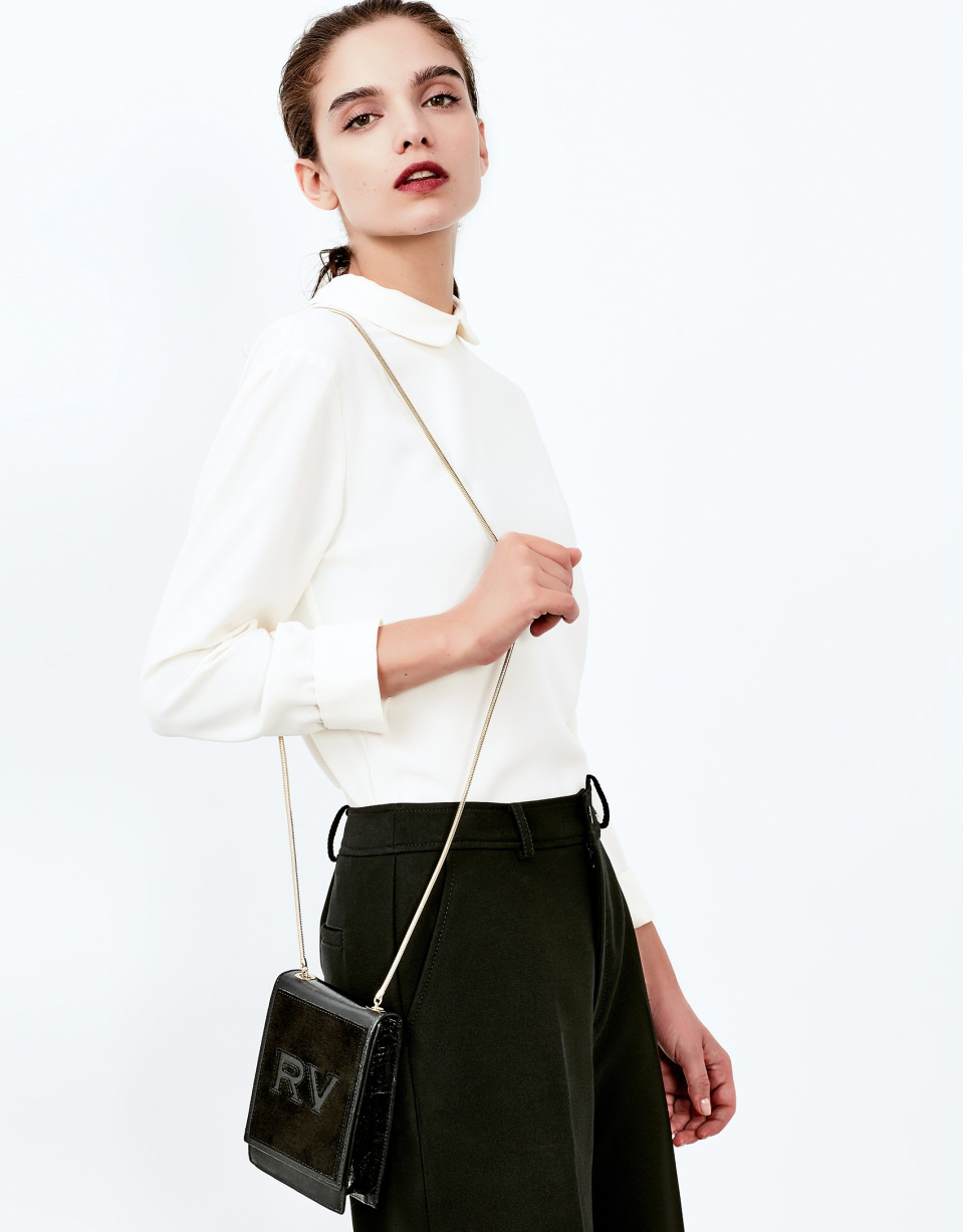 Pantalón culotte negro