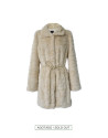 Trench pelo ecológico beige