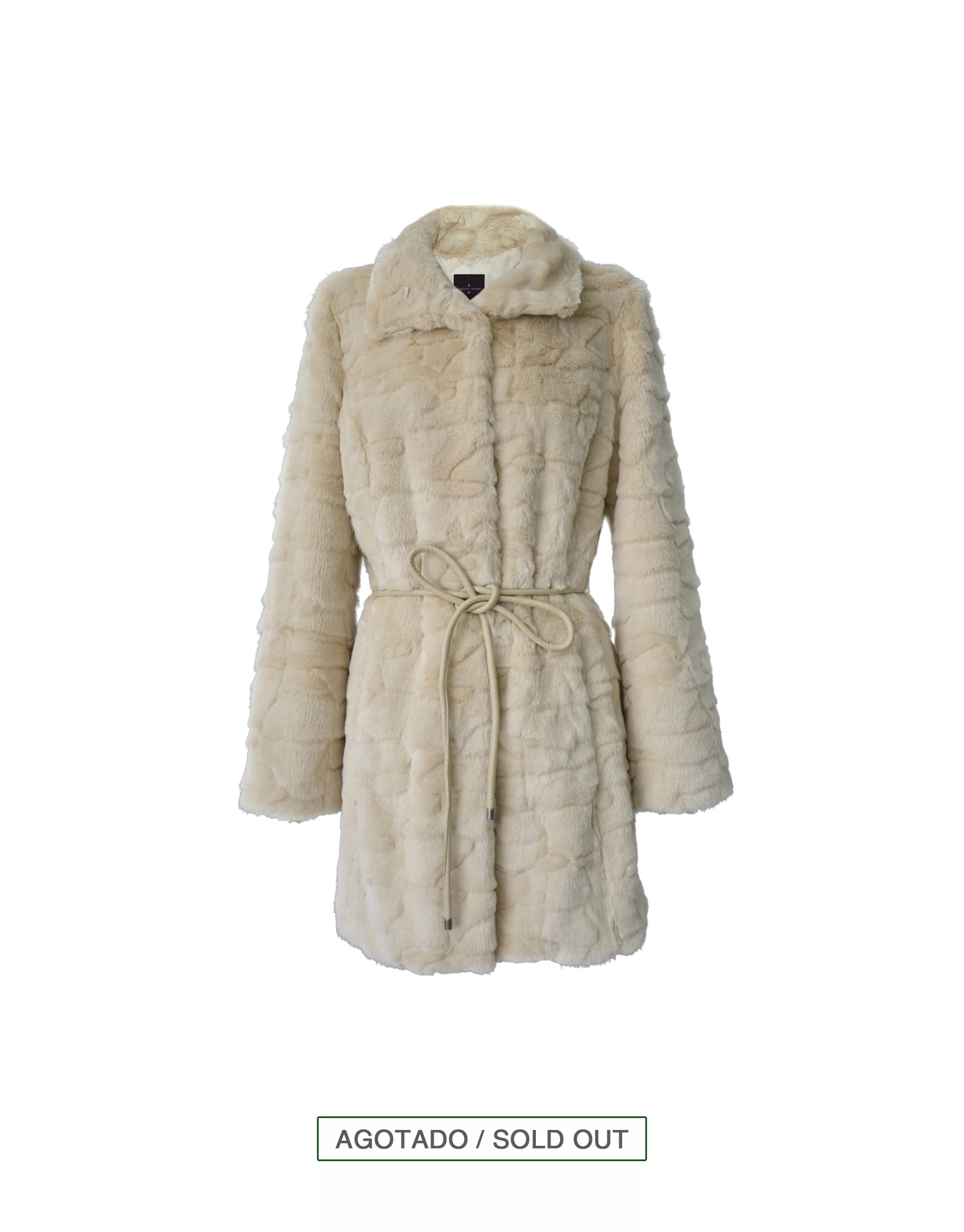 Trench pelo ecológico beige