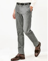 Gray knit pants