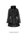 Trench negro aplicaciones pelo
