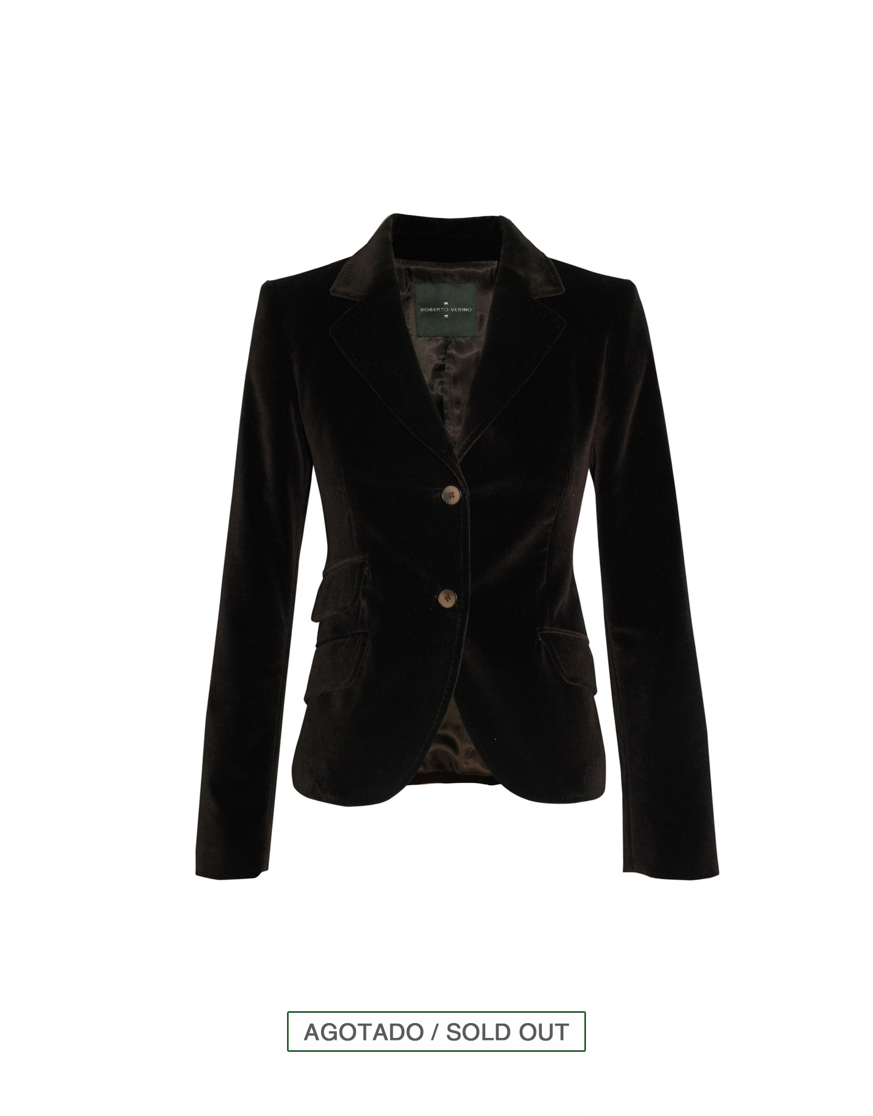 Blazer terciopelo marrón
