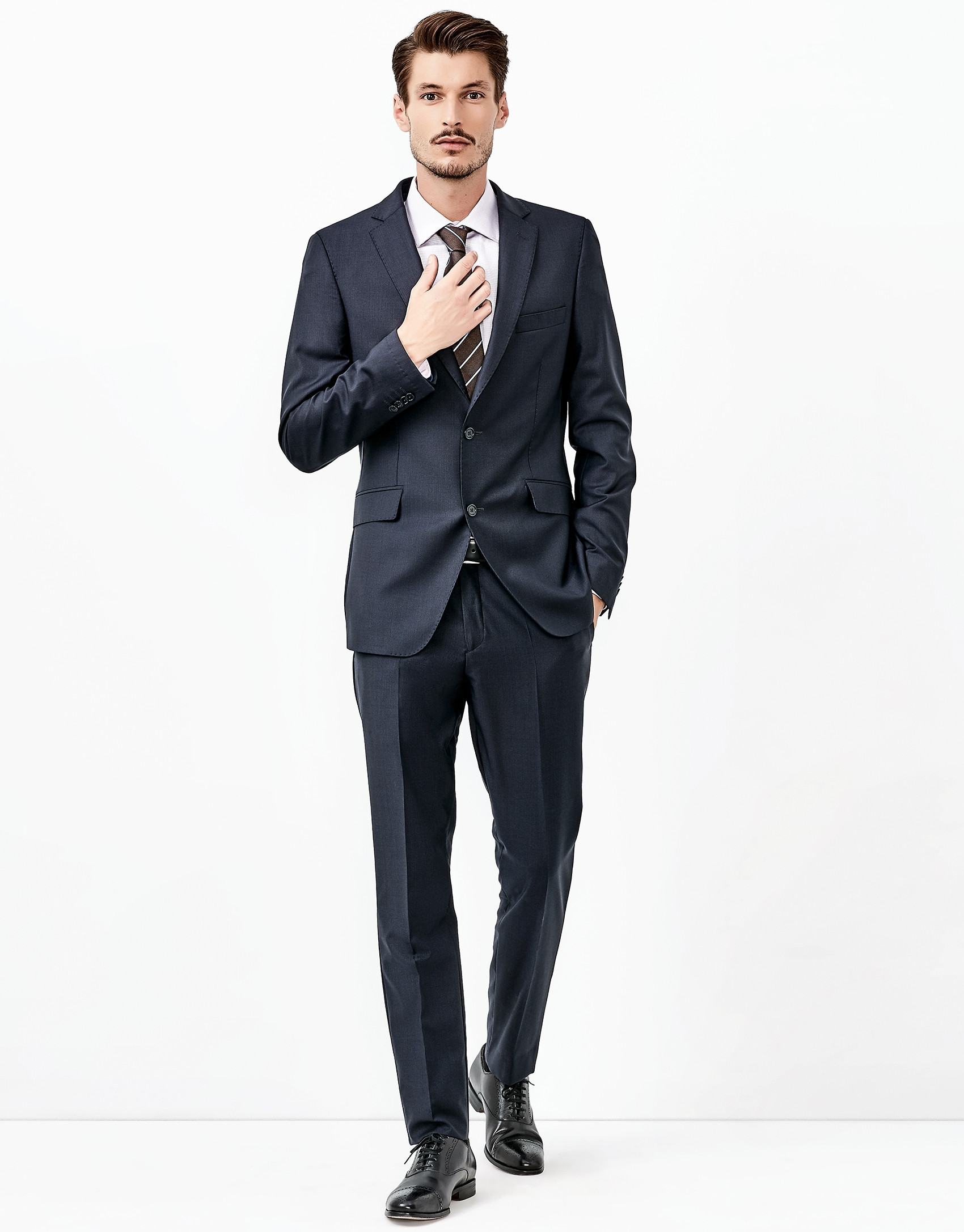 Traje half canvas marino