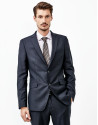 Traje half canvas marino