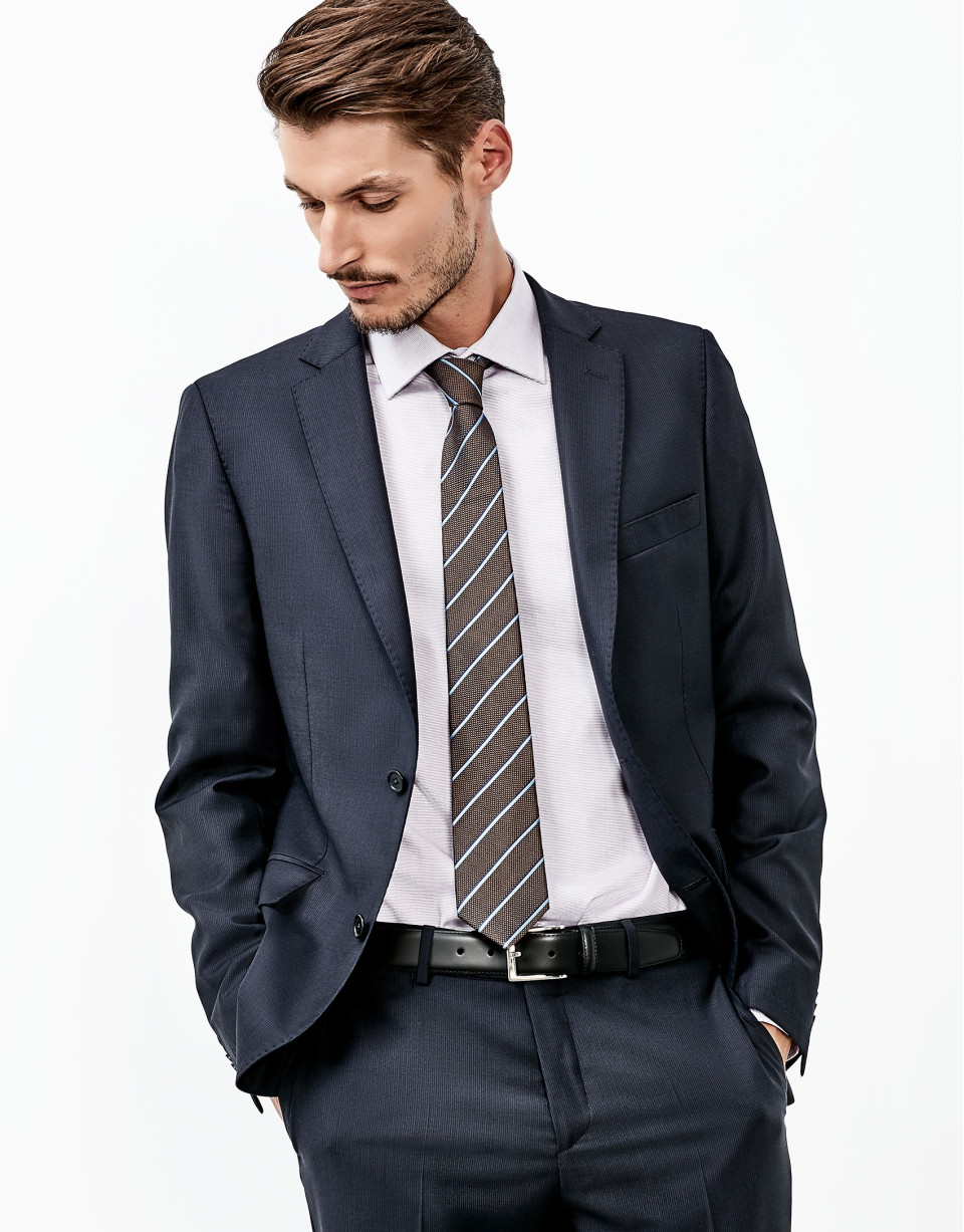 Traje half canvas marino