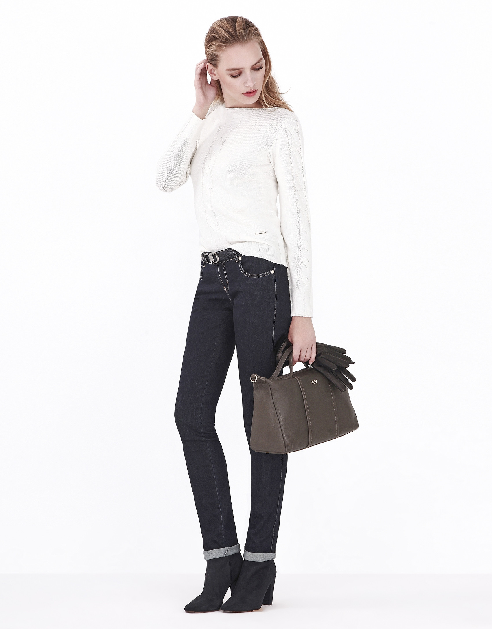 Bolso bowling piel topo Samuel 