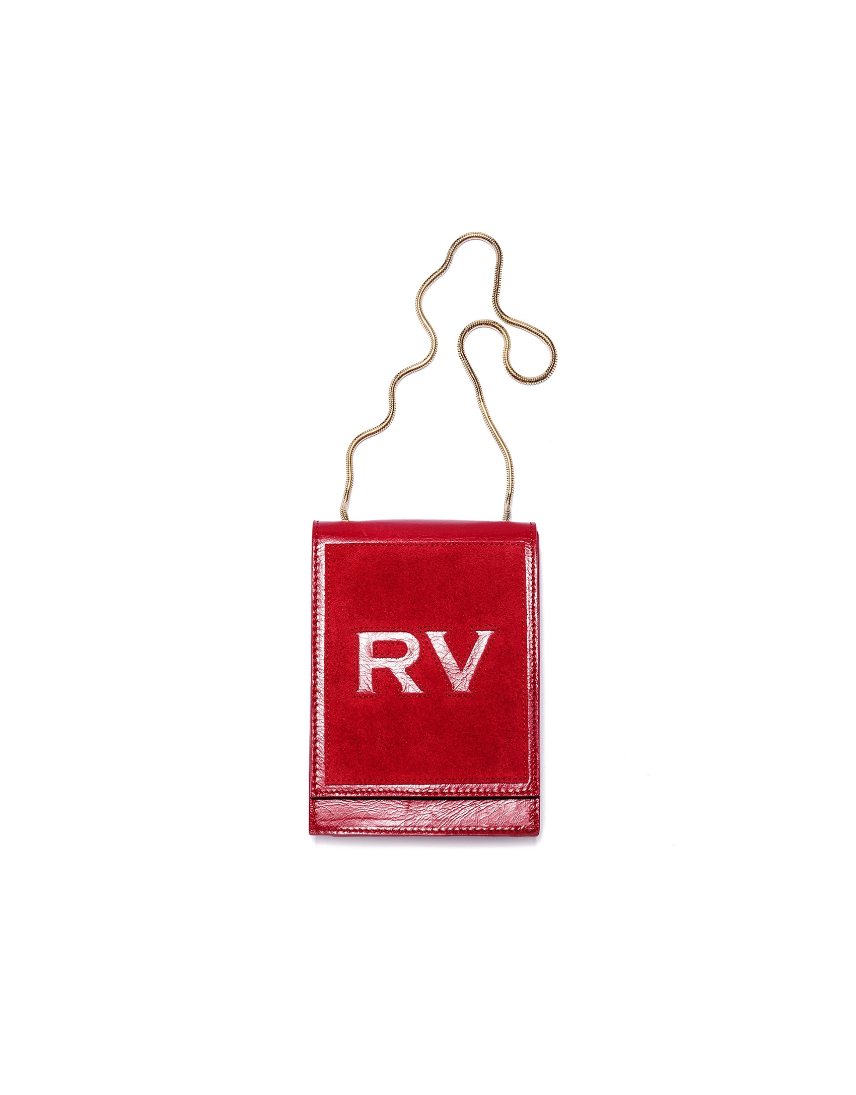 Red leather Eme mini shoulder bag