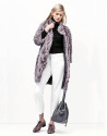 Gray Uve leather bouquet bag