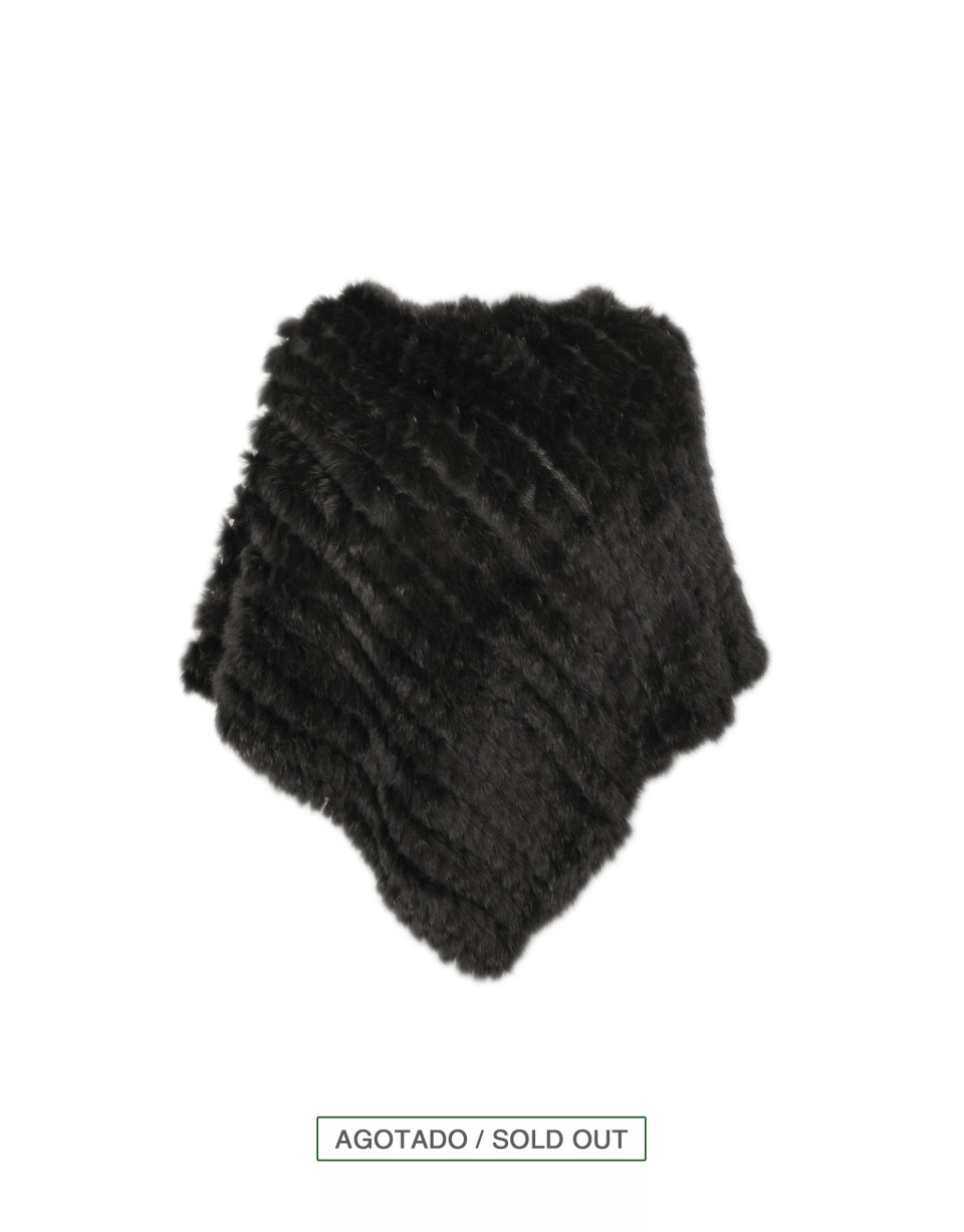 Poncho pelo conejo