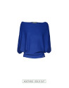 Jersey cuello barco azul