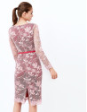 Vestido encaje rosa