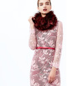 Vestido encaje rosa