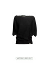 Jersey cuello barco negro
