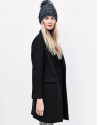 Black short coat