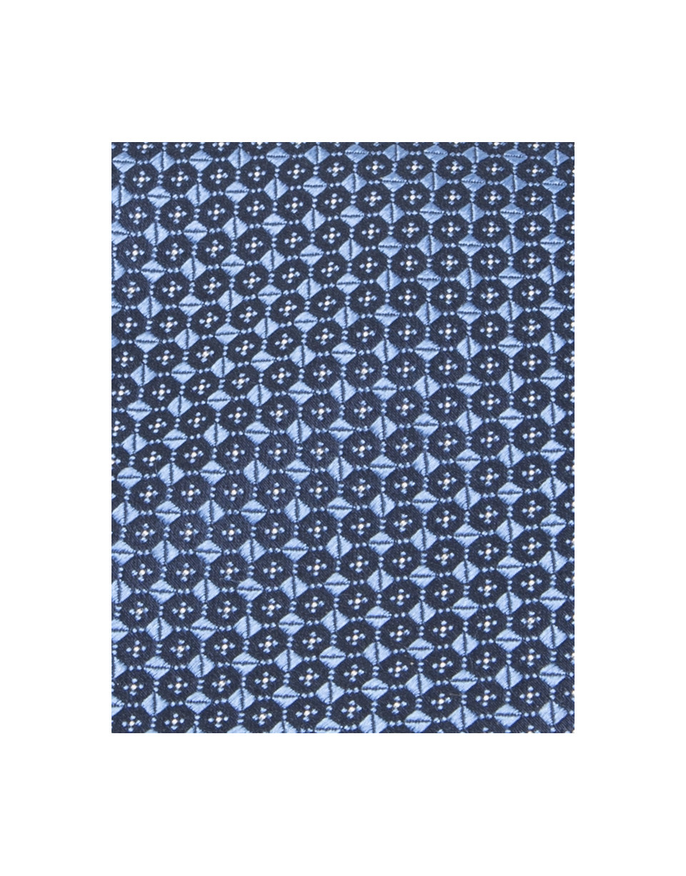 Corbata lunares azul