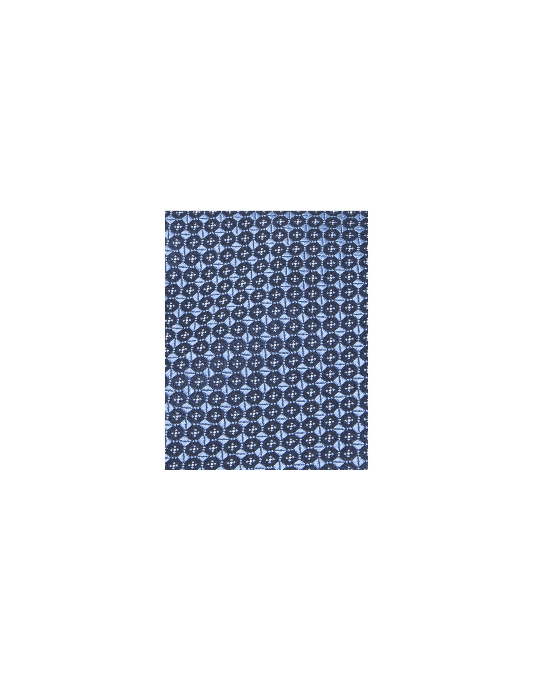 Corbata lunares azul