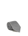 Gray silk tie