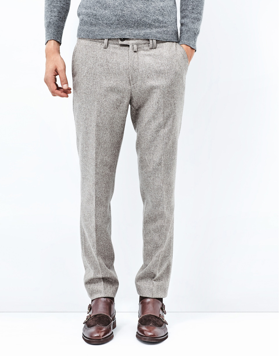 Brown flannel pants