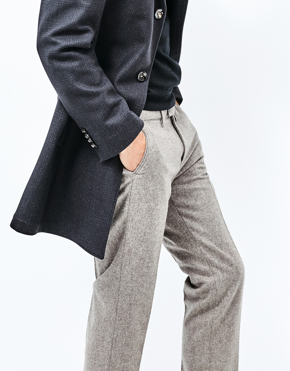 Brown flannel pants
