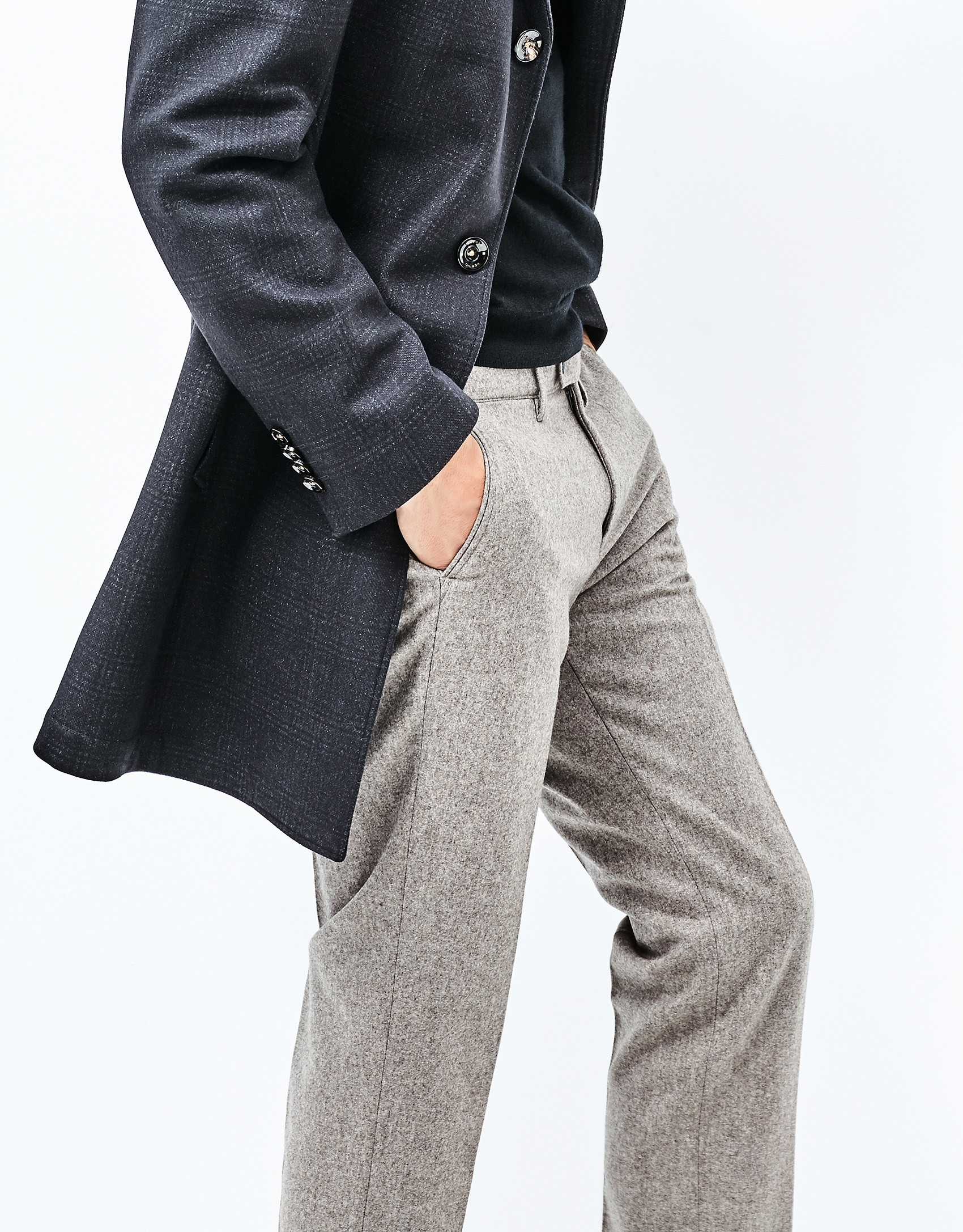 Brown flannel pants