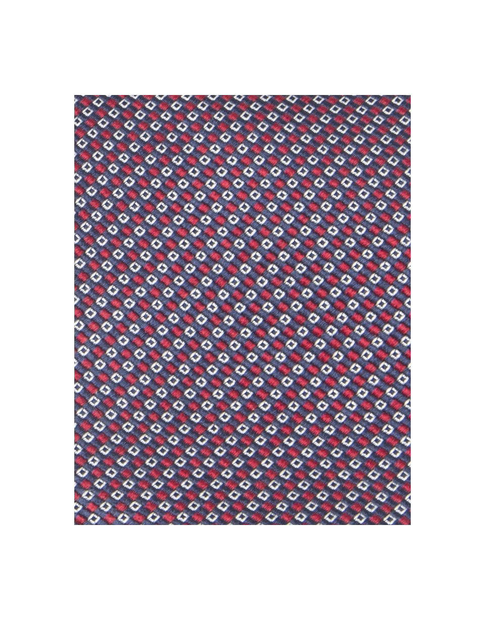 Corbata cuadros rojos