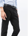 Black chinos