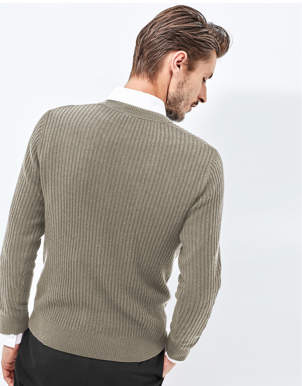 Jersey cashmere marrón
