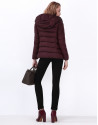Aubergine short ski jacked
