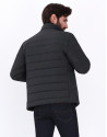 Dark blue quilted windbreaker