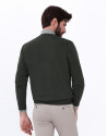 Jersey cuello pico verde